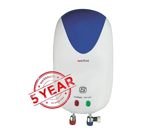 ACTIVA Instant 3 LTR 3 KVA SPCEIAL Anti Rust Coated Tank Geyser with Full ABS Body with 5