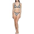 Calvin Klein Women's Low Waisted Elastic Logo Triangle Bikini Set