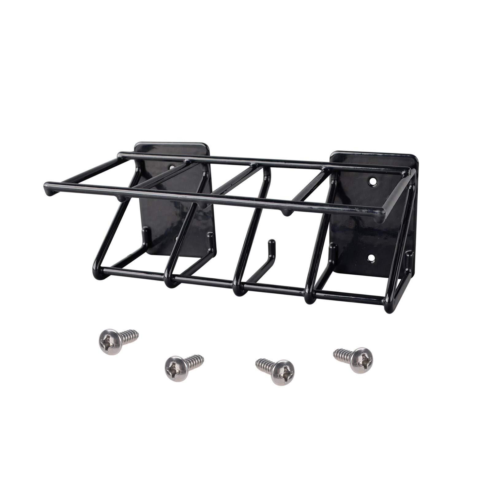 BOOSTEADY 4 Slots Gun Rack Wall Mount, Pistol Rack Fits Most Size Pistols, Gun Wall Mount for Glock 19, 17, 42, 43, P238, Ruger LCP, Sig Sauer, 1911