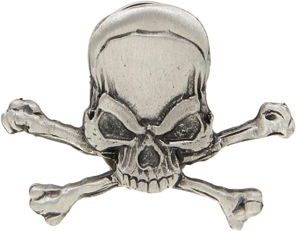 Hot Leathers PNA1155 Pirate Skull Biker Pin: Automotive