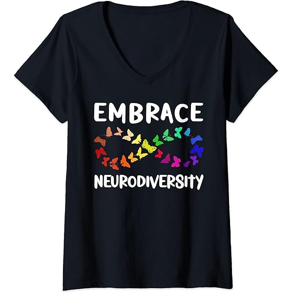 Amazon.com: Neurodiversity Rainbow Infinity Butterfly ADHD