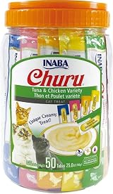 INABA Churu Cat Treat Variety Bucket 700g Tuna & Chicken Soft & Creamy