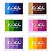 24 Shades of Colors Rainbow Ink Pad Sets Crafts Bright Rubber Stamp Washable for Stamping Teachers Kids Baby Prints Safe Fingerprints