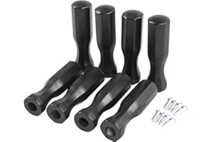 GAMESUN Soccer Table Handles, 5/8 inch Wooden Foosball Handle Grip, 8 Pack