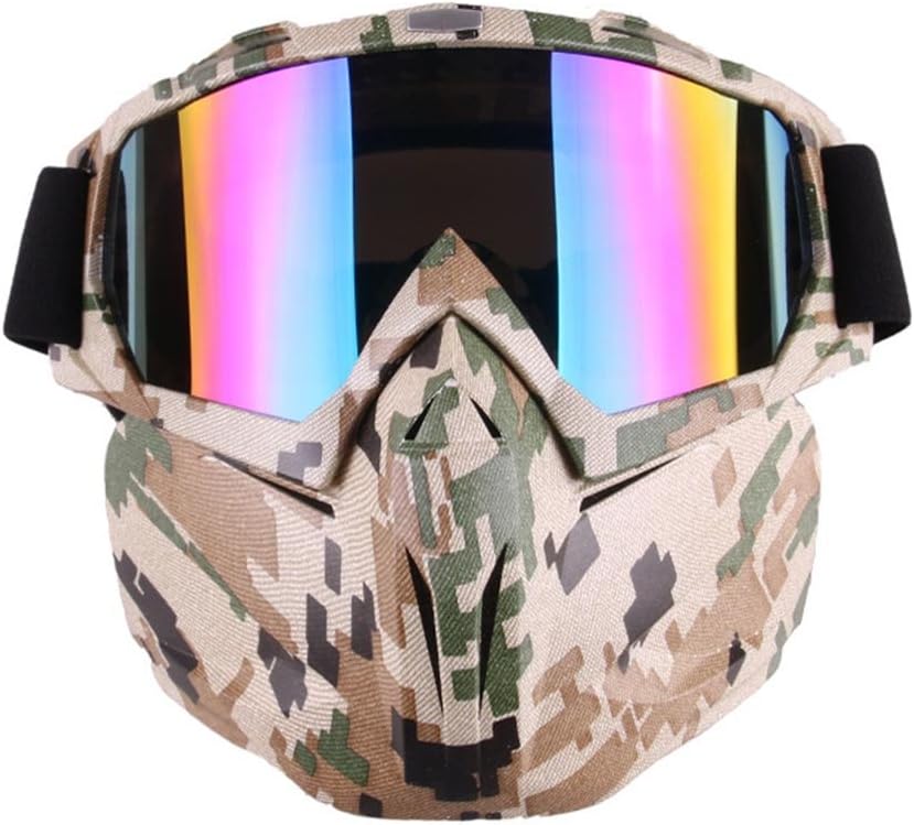 Subcluster Tactical Mask Rival Face Mask Protective Mirror Face Mask for Nerf (Color2)