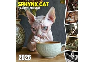 Sphynx Cat 2026 Calendar