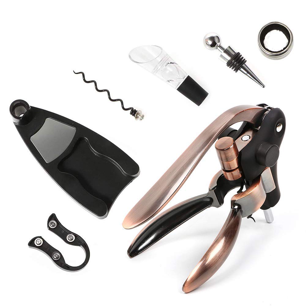 Wine Opener Rabbit Wine Bottle Opener Set Best Wine Accessories Wine Corkscrew For Any Size Bottles Perfect Lever Cork Opener For Men And Women