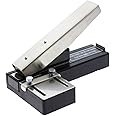 Heavy Duty Stapler Style ID Badge Slot Hole Punch (Rectangle) - with Adjustable Guides and Non-Skid Base for PVC & Plastic and Laminated Paper Cards by Specialist ID