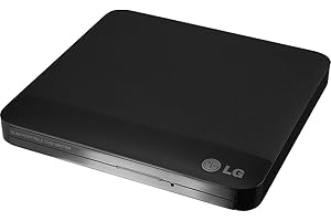 LG Electronics External Slim DVDRW 8X with Software, Black GP50NB40