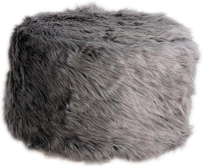 Fityle Round Seat Stool Slipcover Protector, Many Size Choose, Comfortable & Machine Washable - Deep Grey - 40cm