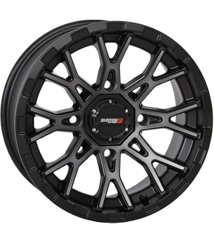 Amazon.com: System 3 ST-3 14x7 ATV/UTV Wheel - Matte Black (4/156