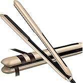 LivChic Professional Hair Straightener Ceramic Tourmaline Flat Iron Straightens and Curls 2 in 1 Adjustable Temp up to 450℉ Avoid Snagging