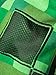 JINX Minecraft Big Boys' Creeper Zip-Up Costume Hoodie, with Mask, Green, Small