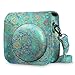 Fintie Protective Case for Fujifilm Instax Mini 8 Mini 8+ Mini 9 Instant Camera - Premium Vegan Leather Bag Cover with Removable Strap, Shades of Blue
