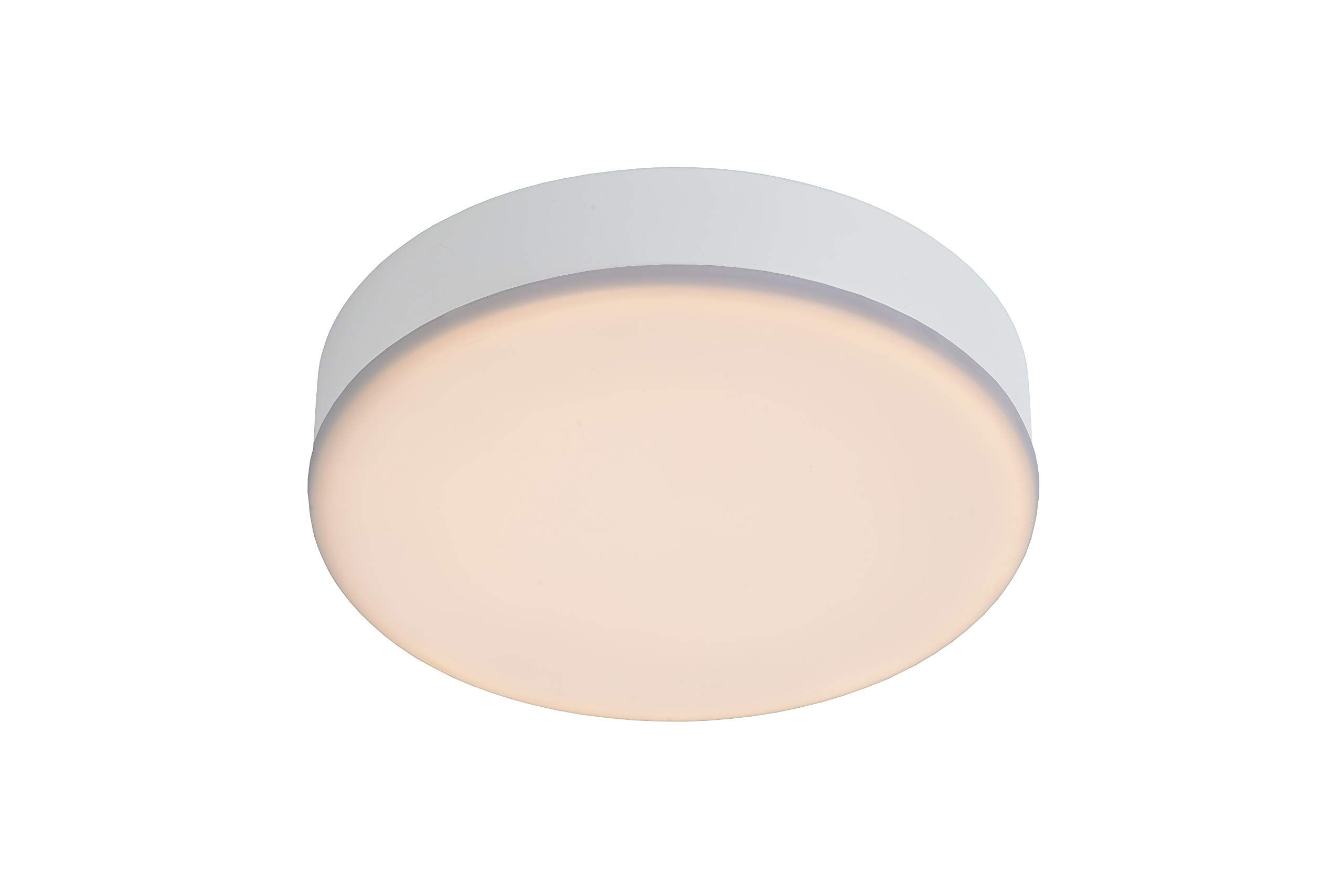 LUCIDE Ceres-LED - Flush Ceiling Light Bathroom - Ø 21,5 cm - LED Dim. - 1x30W 3000K - IP44 - White