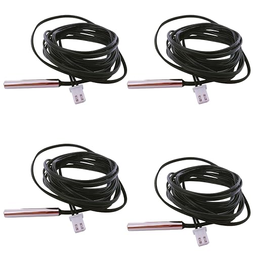 4Pcs 10K NTC Thermistor Probe 2 Meter, 10K Thermistor Temperature ...