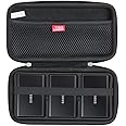 Hermitshell Hard Travel Case for Samsung T7 / T7 Touch Portable SSD 1TB 2TB 500GB USB 3.2 External Solid State Drive (Case for 3 Hard Drives, Black)