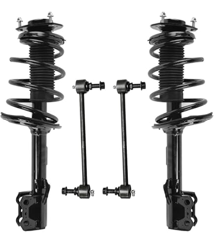 TRQ Front Strut & Coil Spring Assembly Set - Pair For 2010-15 Lexus RX350, RX450h, Toyota Highlander - View #8