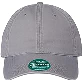 Legacy Relaxed Twill Dad Hat, Adjustable, Grey