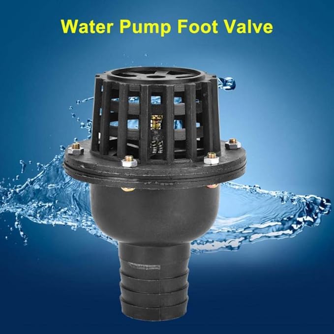 Ningc 1.5in 2in 2.5in 3in Pipe Ball Valve Water Pump Foot Valve Black