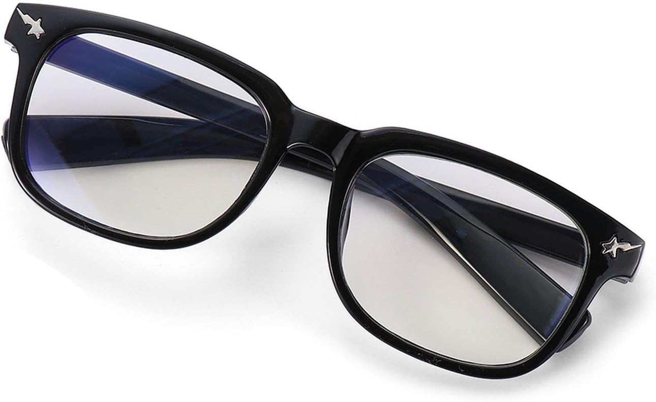 Anti Blue Light Eyeglasses Optical Eye Spectacle UV Blocking Gaming Filter Eyewear Rivet