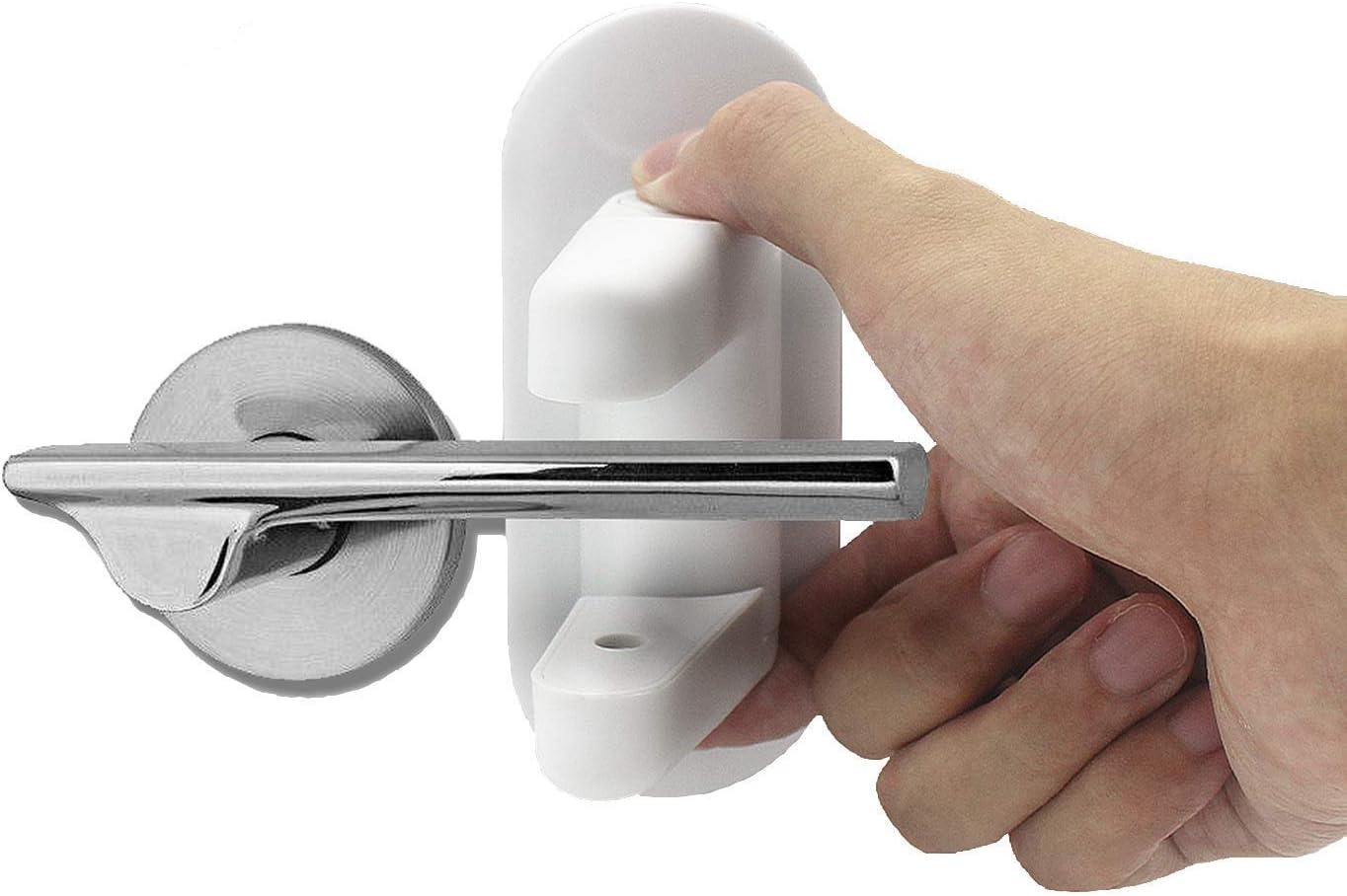 2 Pack Door Lever Lock Child Safety Lock Child Proof Doors & Handles Simple and Practical