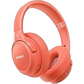 BERIBES Bluetooth Headphones Over Ear, 65H Playtime and 6 EQ Music Modes Wireless Headphones with Microphone, HiFi Stereo Foldable Lightweight Headsets, Deep Bass for Home Office Cellphone PC Ect.