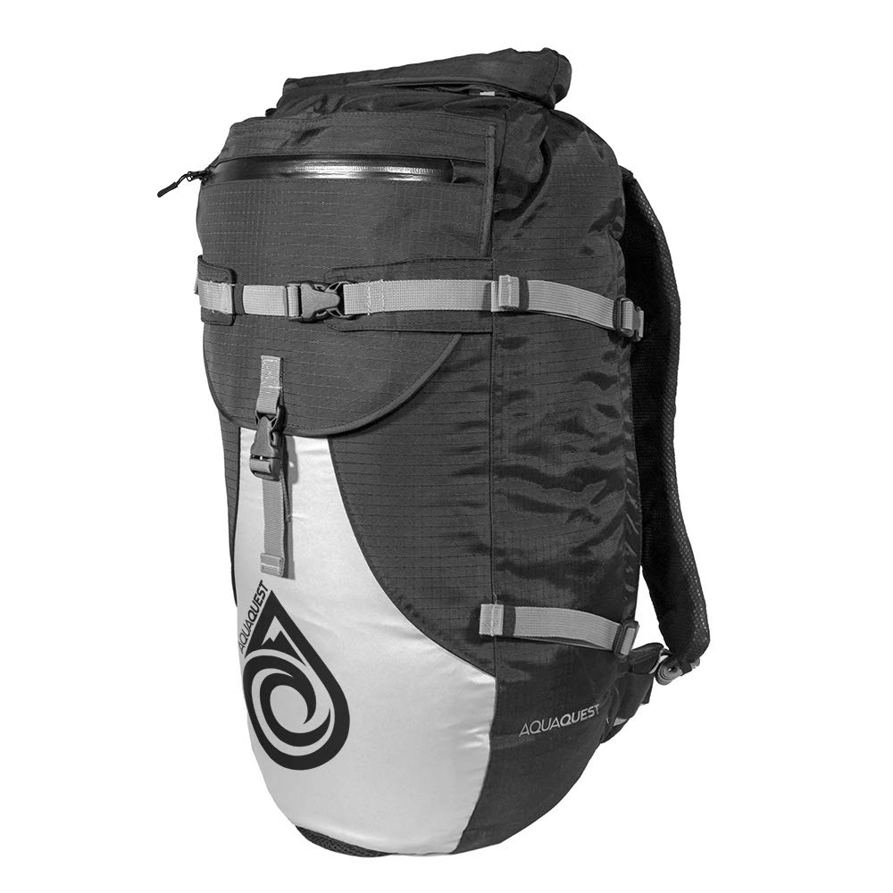 Aqua Quest Spindrift Backpack - 30 L - Black + Reflective