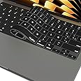 Kuzy Spanish MacBook Pro Keyboard Cover 2025 2024 2023 2022 14 inch 16" M4 M3 M1 M2 MacBook Air Keyboard Cover 13.6 inch 15" Silicone Skin Ultra Thin - US Version, Spanish Language