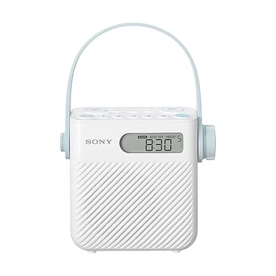 Sony ICF-S80 Splash Proof Shower Radio with Speaker