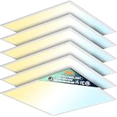 Allsmartlife 2x2 LED Flat Panel Light 6-Pack, Dimmable, 5CCT Options (3000K-6000K), 24W/30W/40W, Back-Lit 2x2FT LED Troffer Light Drop Ceiling for Commercial Office, ETL