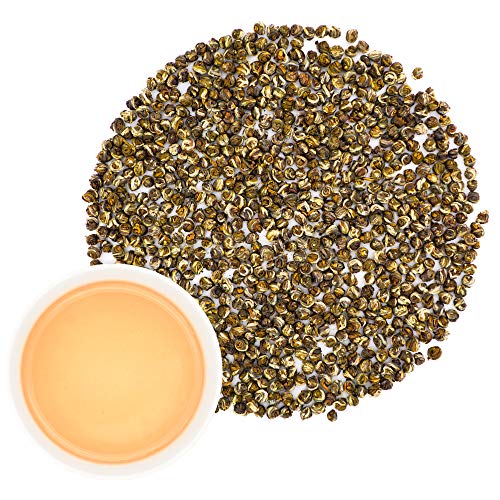 Kaiserliche Jasmin Perlen: Grüner Jasmin Tee aus China | Hochwertiger chinesischer Grüntee mit Jasmin Blüten getrocknet – Bild 3