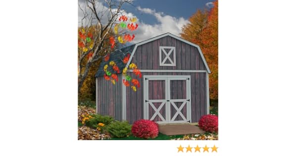 Amazon Com Best Barns Denver 12 X 20 Wood Shed Kit Garden