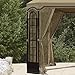 Garden Winds Replacement Canopy for Terrace Gazebo - Riplock 350 - Beige