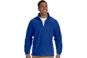 Harriton Men's 8 oz. Full-Zip Fleece