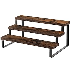 YINMIT Wooden Display Riser Stand, Tiered Perfume