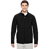 Team 365 Men's Leader Soft Shell Jacket L BLACK