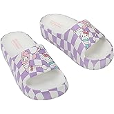 Bioworld Hello Kitty & Friends Hello Kitty & My Melody Ice Cream Cones Women's Single Molded Platform Slide Sandals