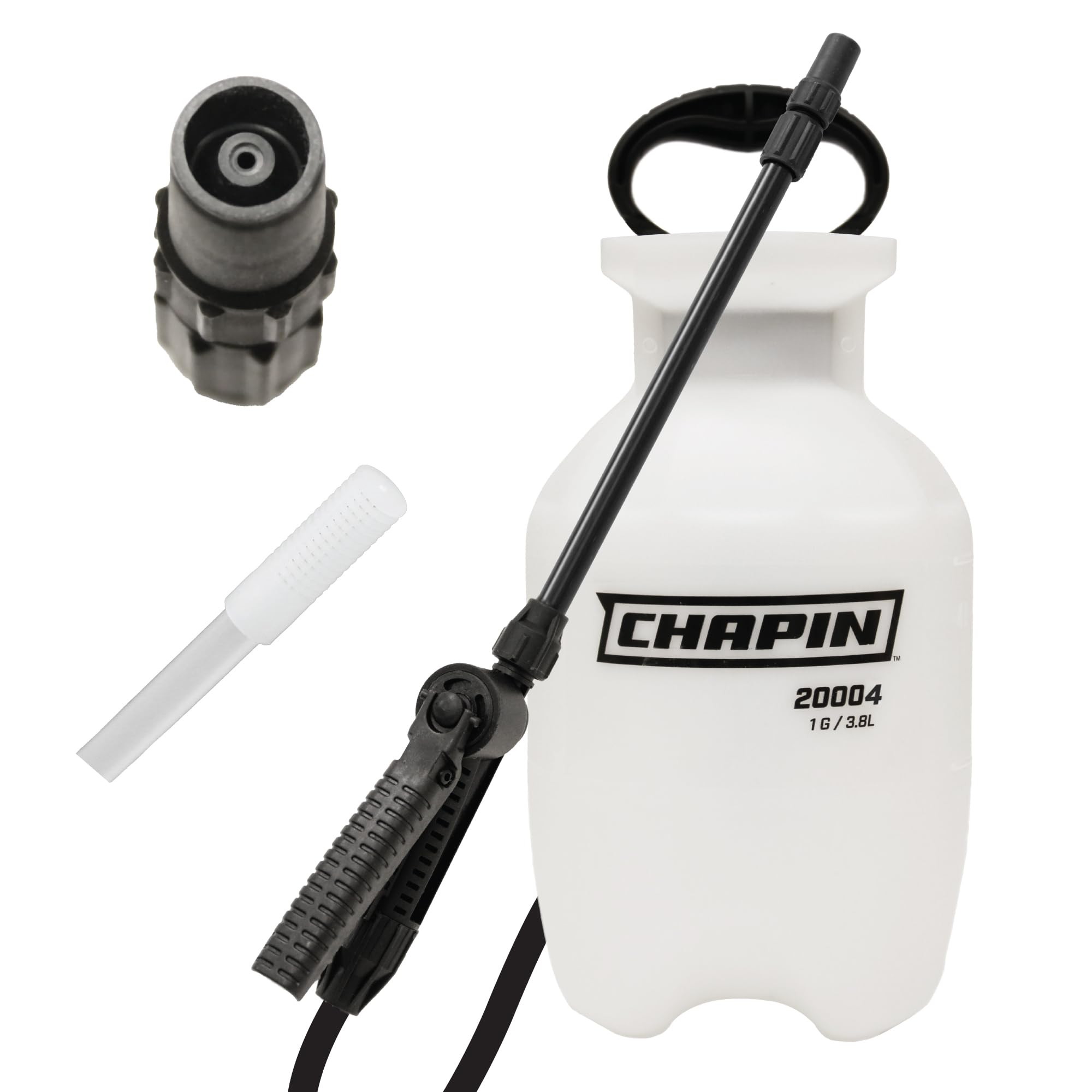 Photo 1 of Chapin 20000 Made in USA 1 -Gallon Lawn and Garden Pump Pressured Sprayer, for Spraying Plants, Garden Watering, Weeds and Pests, Polypropylene, Translucent White