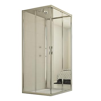 Evolution Trio 3-seitige Duschkabine 70x90x70 CM H198 ESG-Klarglas