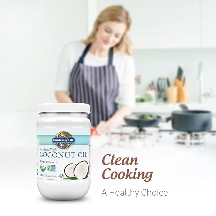 美国进口 Garden of Life 生命花园 USDA有机认证 特级初榨椰子油 414ml*2瓶 双重优惠折后¥49包邮包税(拍2件)