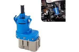 dawfall 1 PC Car Brake Light Switch, Standard 4-pin Brake Pedal Modification Switch, Replaces OEM Number 7T4Z13480AA 8T4T96854M 8T4Z13480A Accessories, Compatible with Most Models (Blue & Gray)
