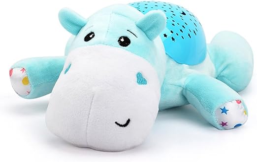 Esocome - Proyector de peluche hipopótico para bebé, diseño de ...