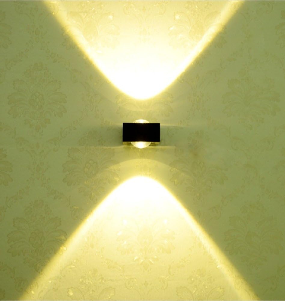 ATD Black Double Sided 2W Modern Lighting Decoration Indoor Outdoor