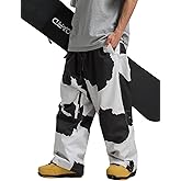 GSOU SNOW Men Women Snow Pants Baggy Snowboard Pant Ski Loose Waterproof Windproof Warm for Winter