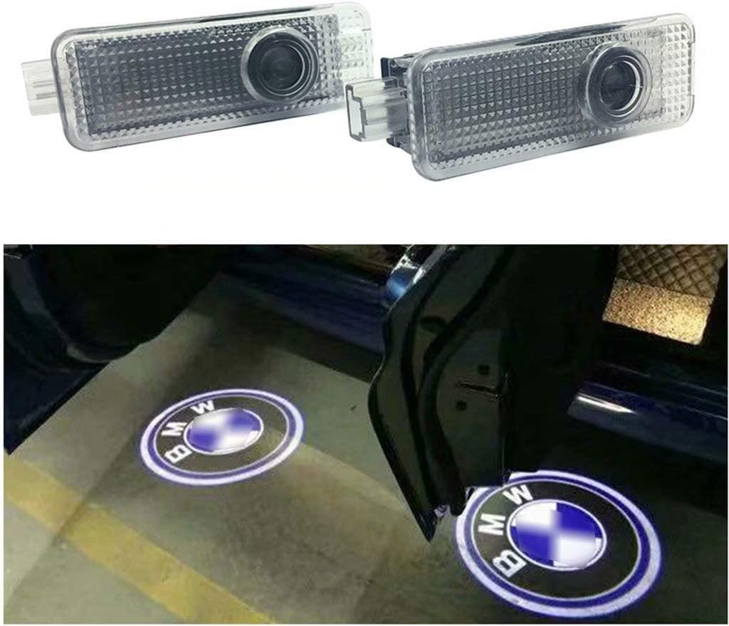 Led Car Door Light Sign Light Projection Lamp 4 Piece Set Car Led Flood Light Welcome Light，for BMW 5 Series 3 Series