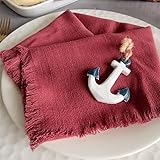 FLCSIed Handmade Cloth Napkins 100% Cotton Napkins