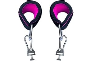 JILINWEI Ankle Workout Straps for Tonal Gym Machine,Hot Pink Adjustable Ankle Strap Attachments for Tonal,with Special Tonal Adapter Accessory
