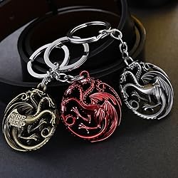 Bkinpid Dragon Key Chain House Targaryen Key Chain