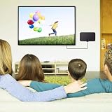 woeita Firmrock TV Aerial 50 Miles Digital Ultra Thin HDTV DVB-T2 12 ft Cable view 7